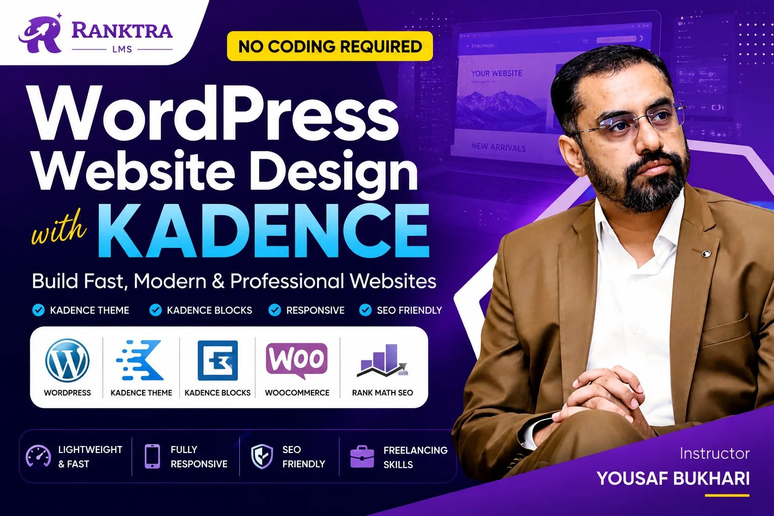 WordPress Website Design with Kadence Theme